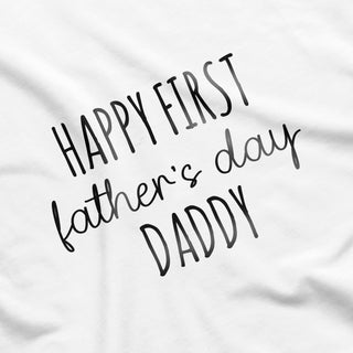 Happy First Father's Day Daddy Onesie