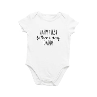 Happy First Father's Day Daddy Onesie