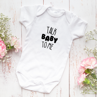 Talk Baby to Me Onesie