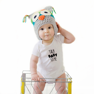 Talk Baby to Me Onesie
