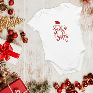 Santa Baby Red Onesie
