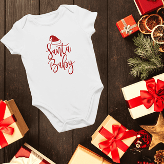Santa Baby Red Onesie