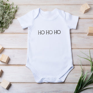 Ho Ho Ho Onesie (Black)