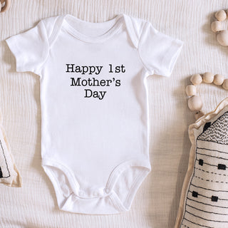 Happy 1st Mother's Day Onesie
