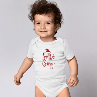 Santa Baby Red Onesie