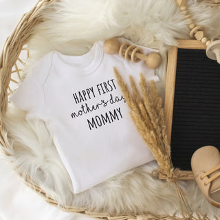 Happy First Mother's Day Mommy Onesie
