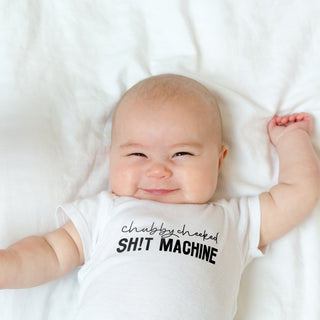 Chubby Cheeked Sh!t Machine Onesie