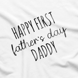 Happy First Father's Day Daddy Onesie