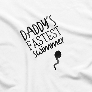 Daddy's Fastest Swimmer Onesie