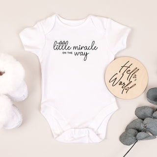 Little Miracle On The Way Onesie