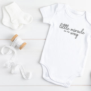Little Miracle On The Way Onesie