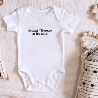 Strong Woman In Training Onesie