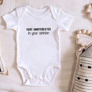 Very Uninterested In Your Opinion Onesie