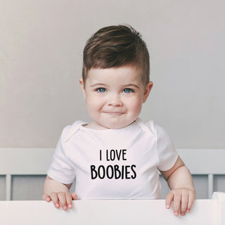 I Love Boobies Onesie